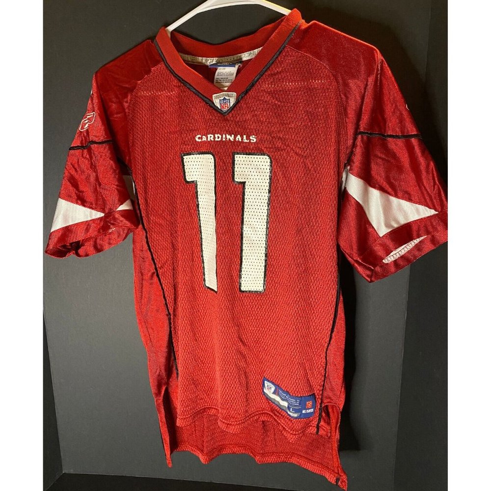 Reebok Onfield Arizona Cardinals Larry Fitzgerald Football Jersey Boys L NFL